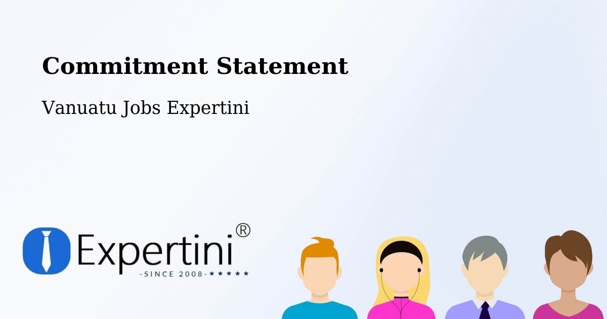 Corporate Commitment – Isangel - Vanuatu Jobs Expertini